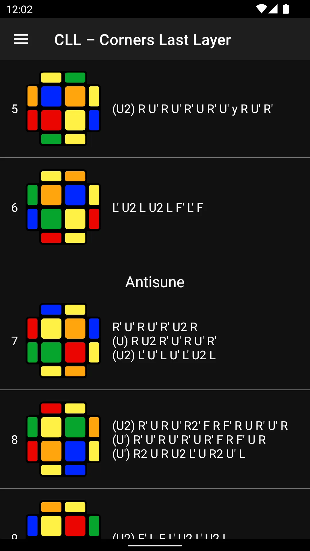 Cube Guide - Rubik's Cube algs | Indus Appstore | Screenshot