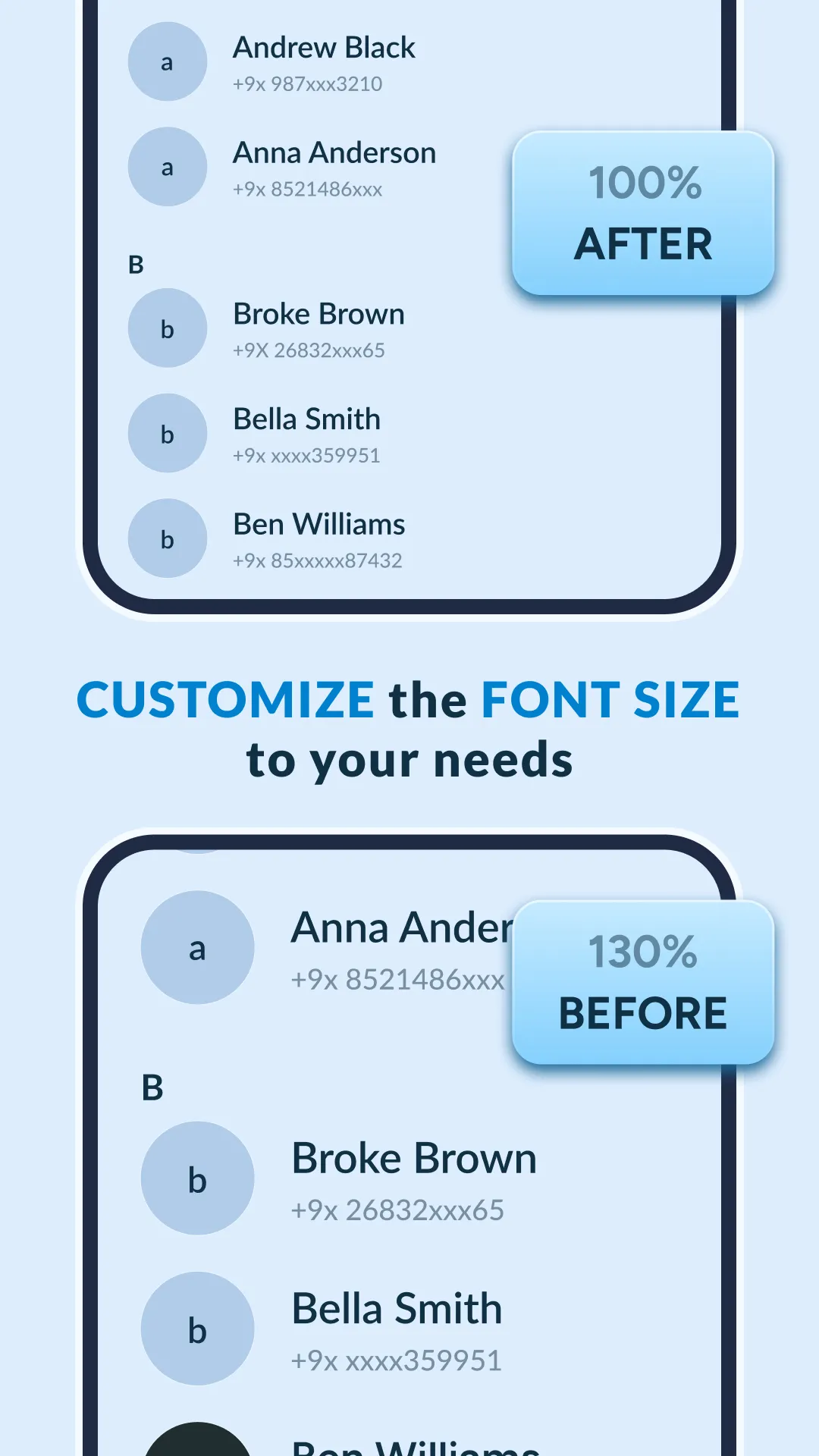 Bigger Mobile Fonts | Indus Appstore | Screenshot