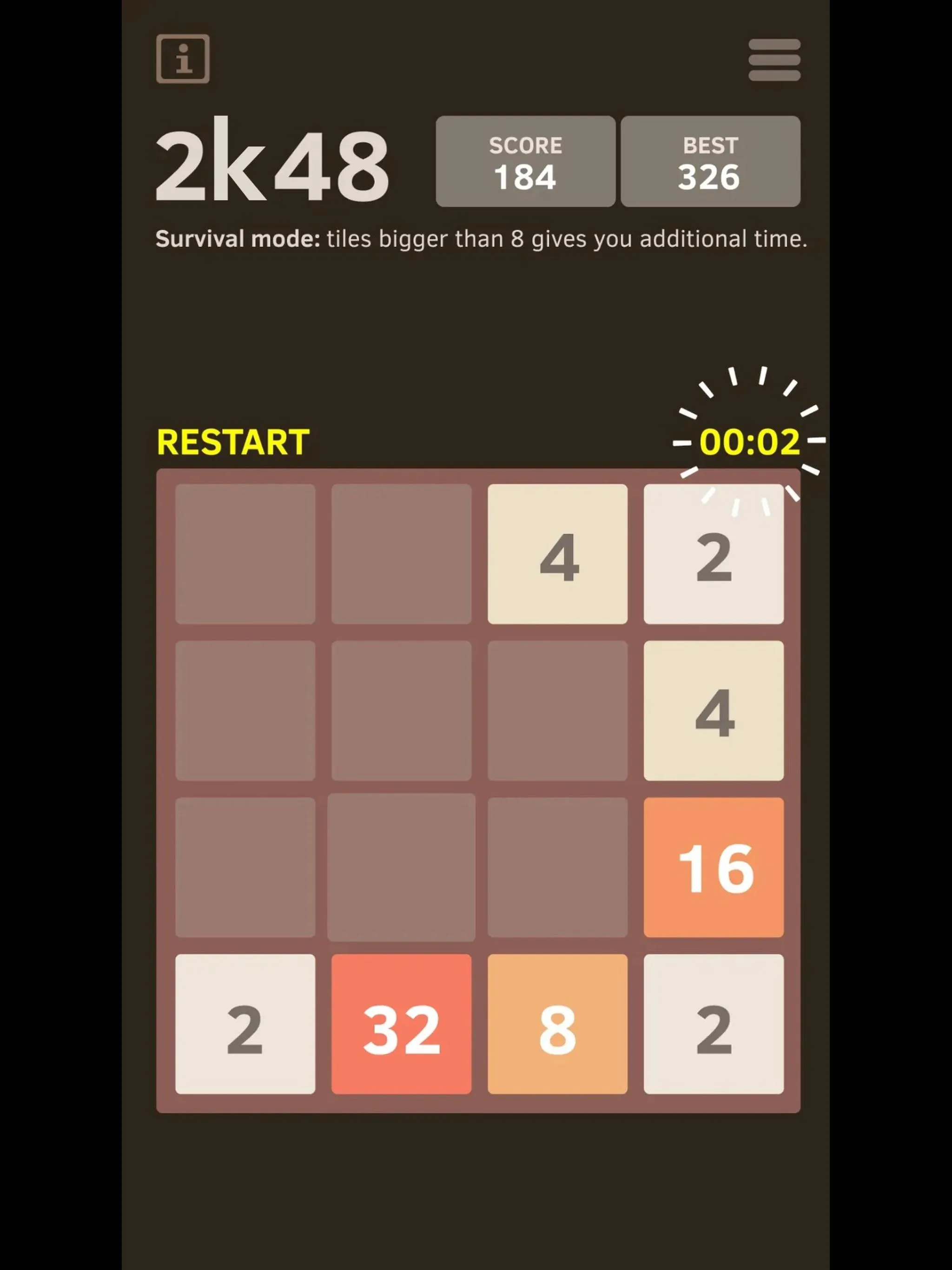 2K48 Number puzzle game | Indus Appstore | Screenshot