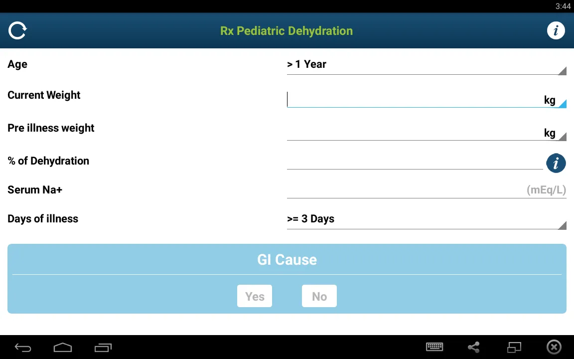 Rx Pediatric Dehydration | Indus Appstore | Screenshot