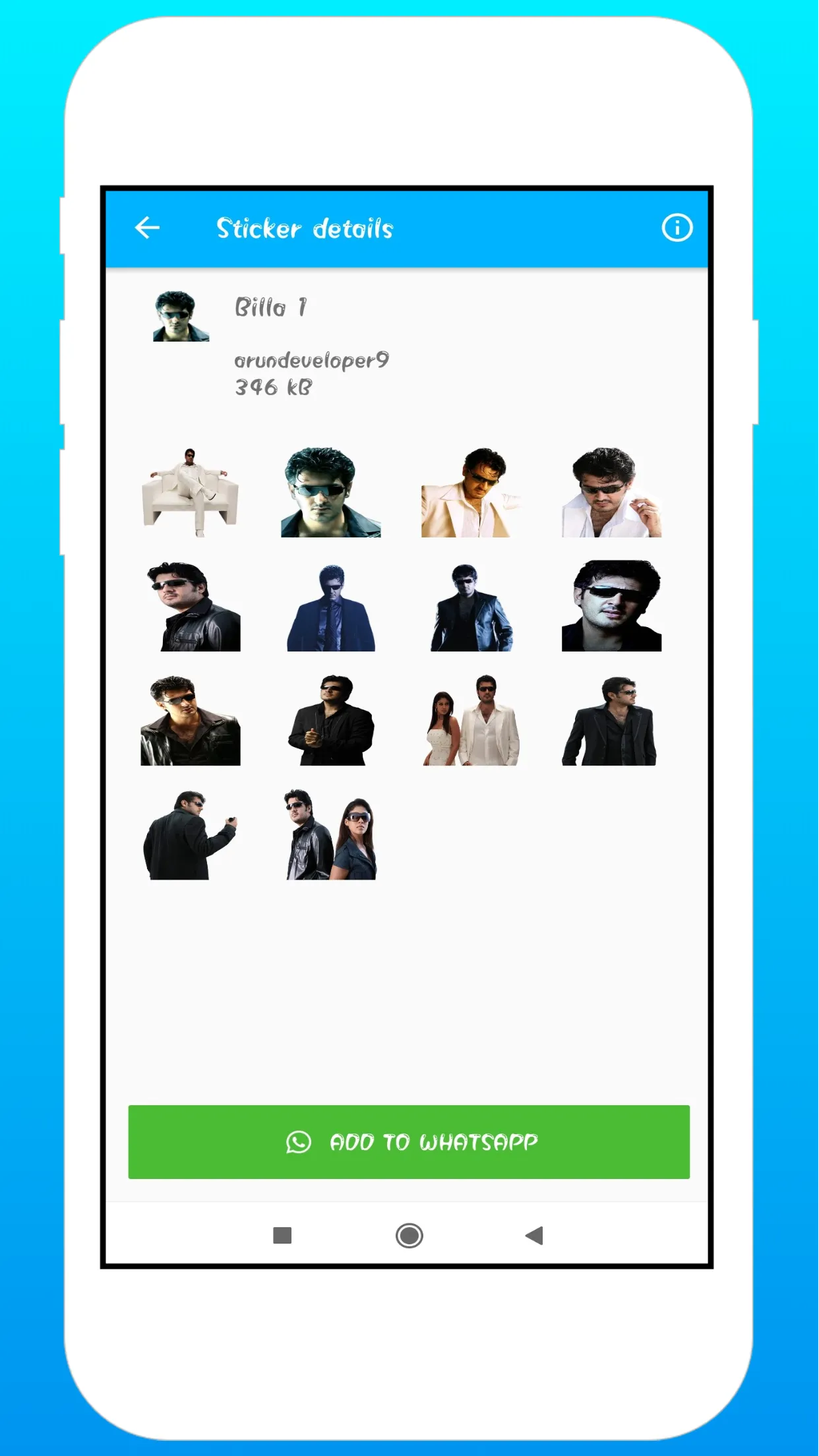 Thala Ajith Stickers | Indus Appstore | Screenshot