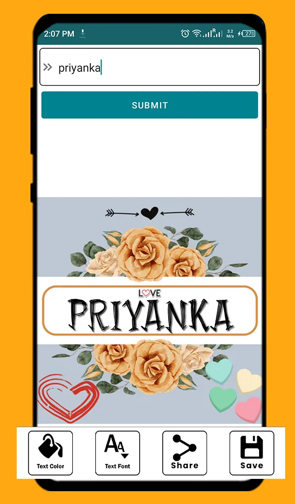 Name Art DP Maker 2023 | Indus Appstore | Screenshot