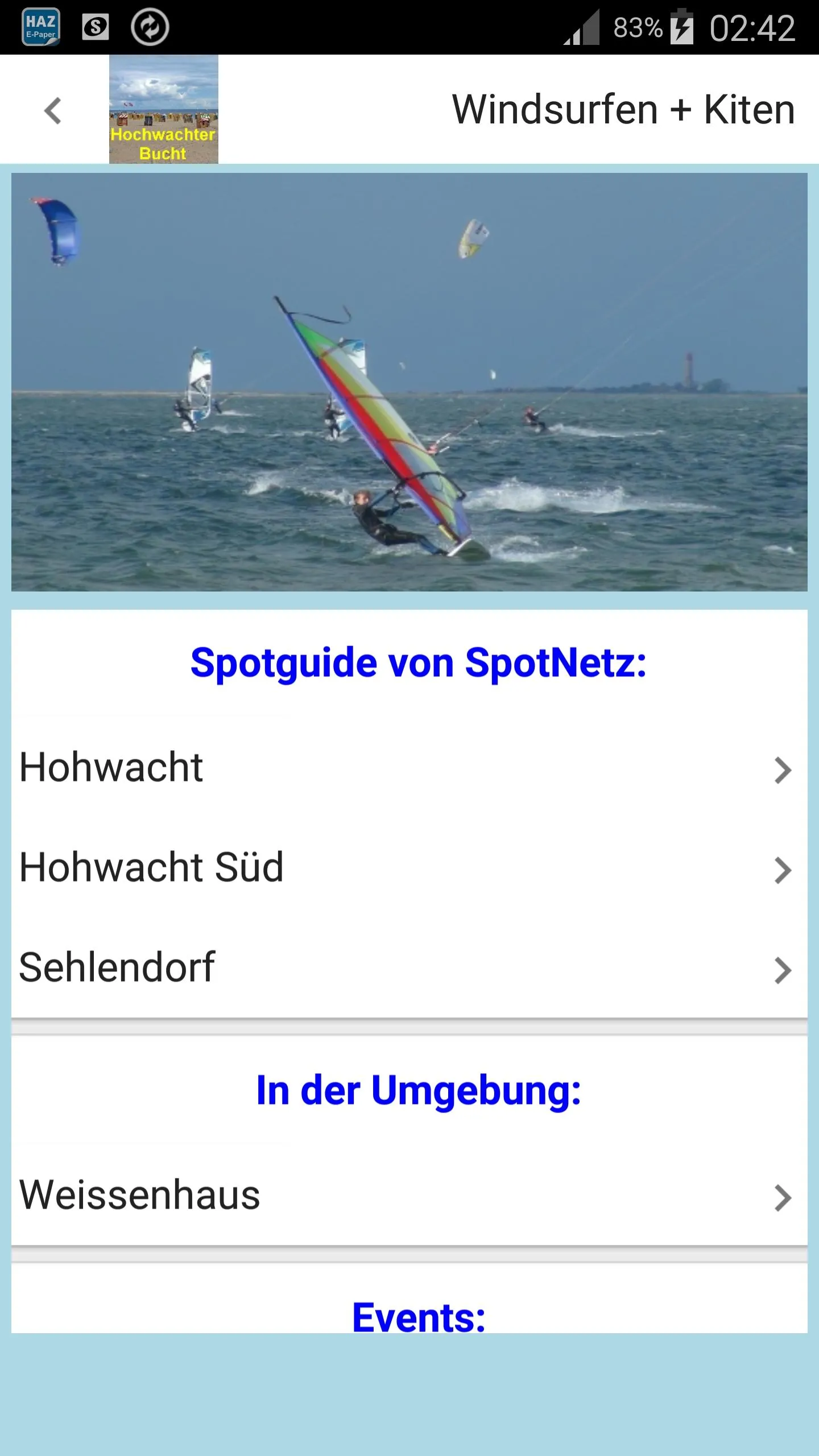 Hohwacht - Sehlendorf App | Indus Appstore | Screenshot