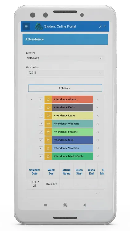 FOA Student Portal App | Indus Appstore | Screenshot