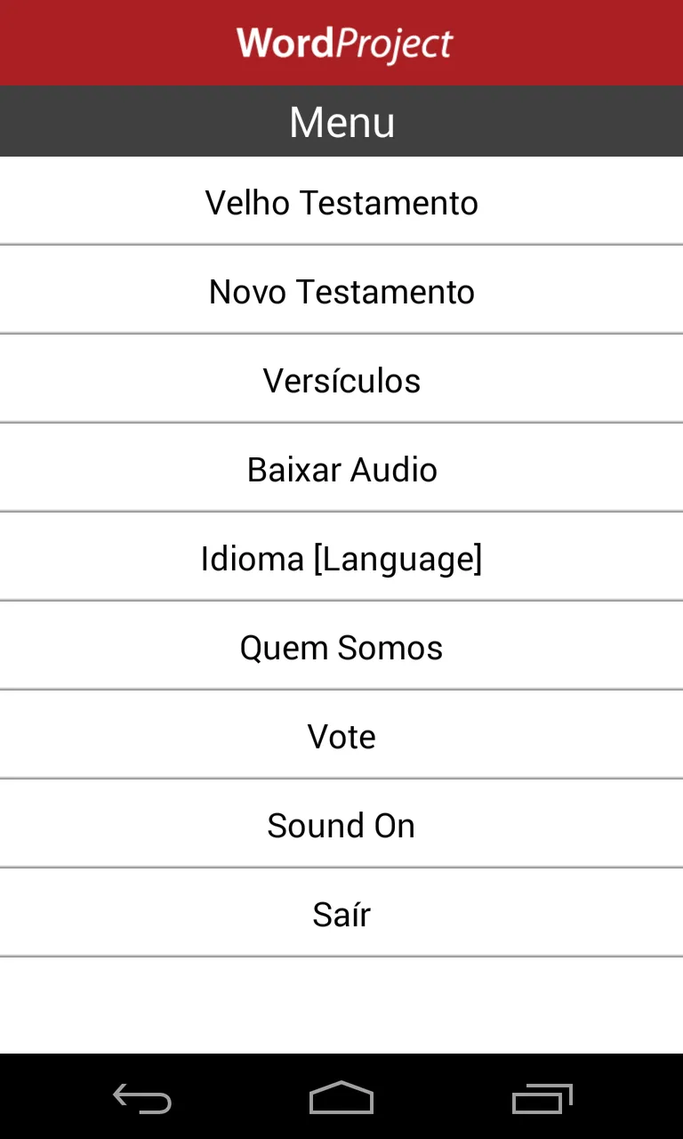 WORDPROJECT AUDIO BIBLE | Indus Appstore | Screenshot