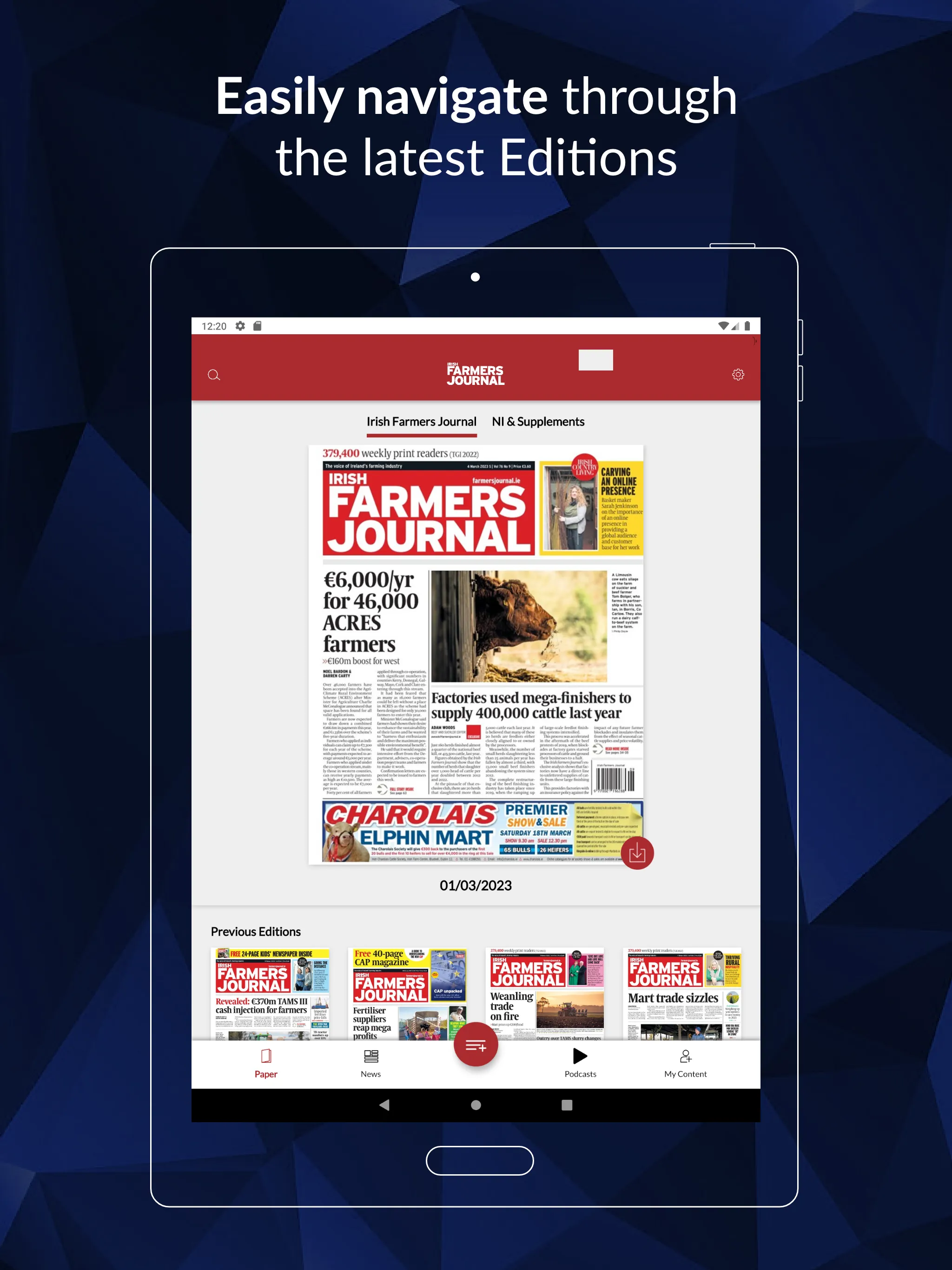 Irish Farmers Journal Live | Indus Appstore | Screenshot