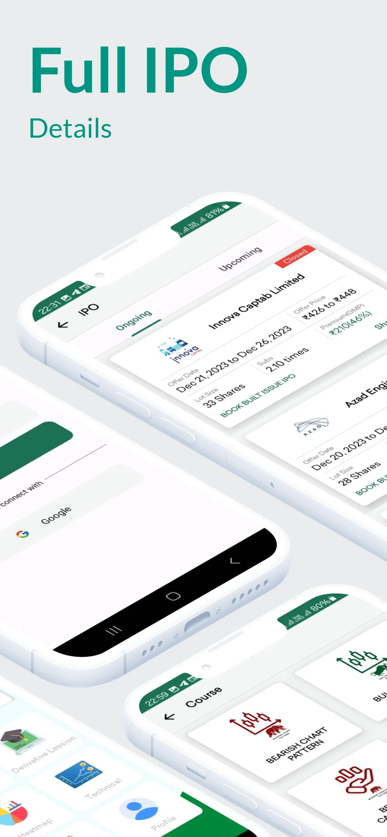 Candlesticks, IPO, Heatmap | Indus Appstore | Screenshot