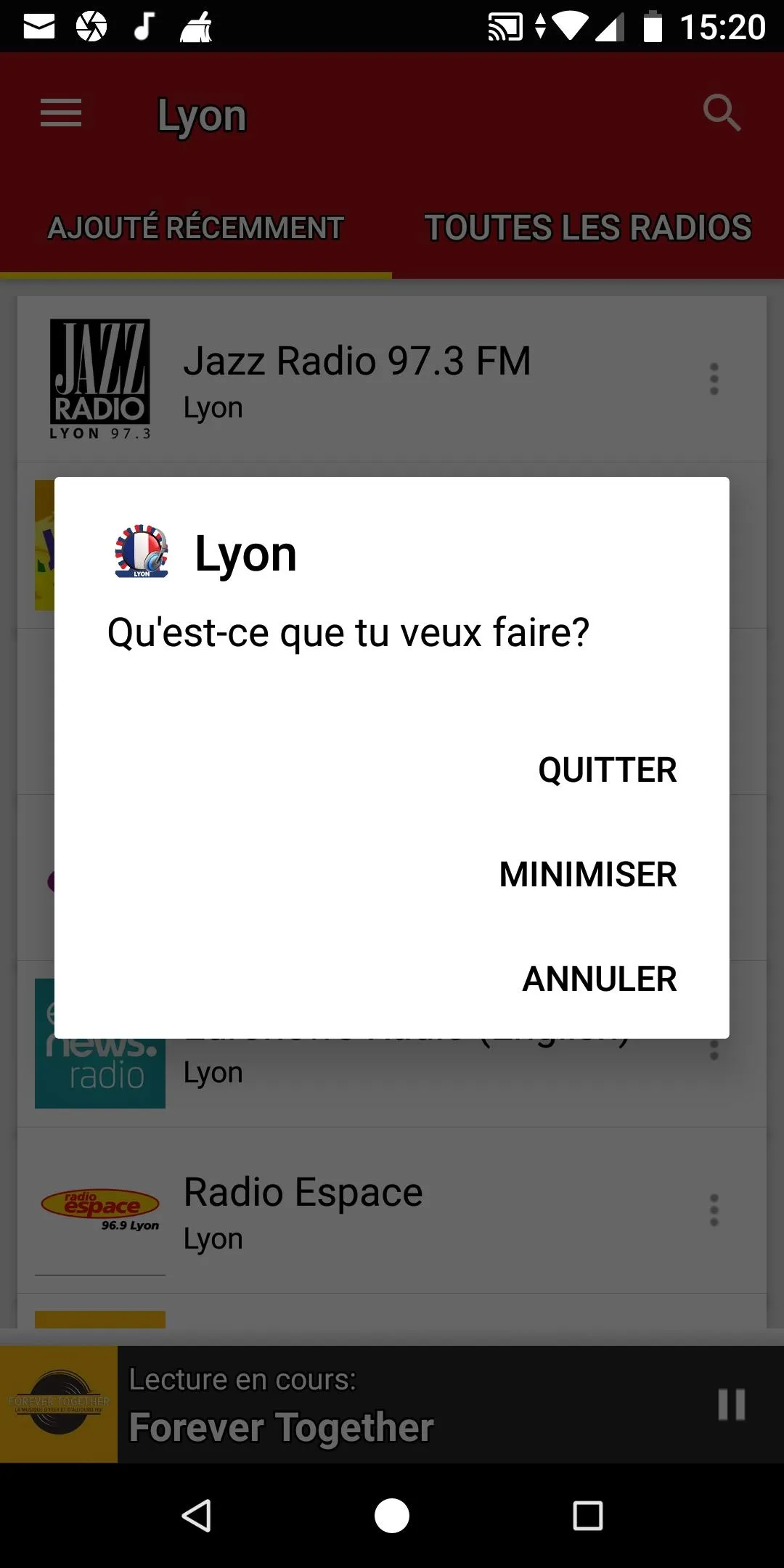 Stations de radio à Lyon | Indus Appstore | Screenshot