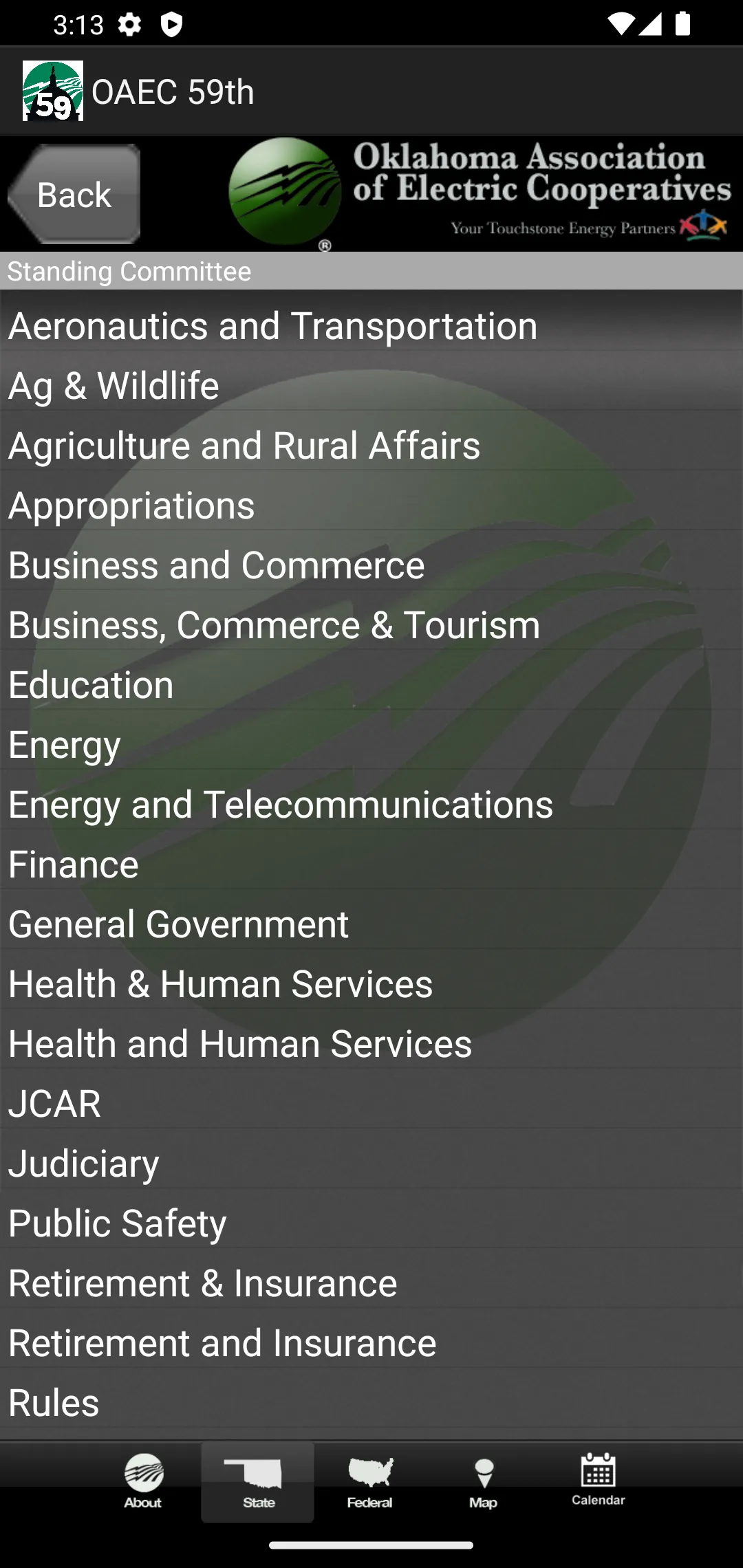 Oklahoma Legislative Guide | Indus Appstore | Screenshot