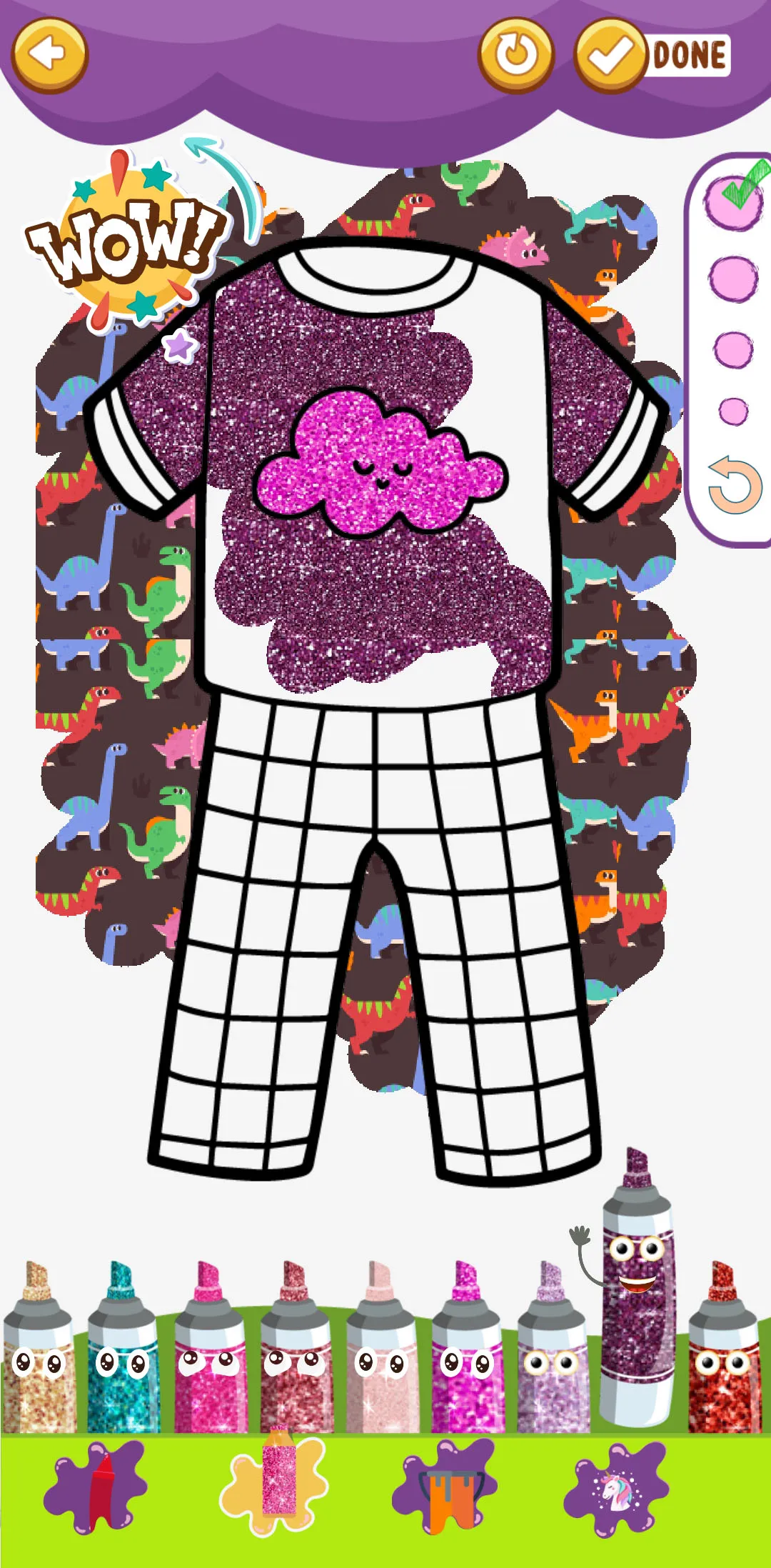 Dress Fashion Coloring Glitter | Indus Appstore | Screenshot