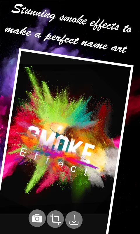 Smoke Art Name - Smoke Effect | Indus Appstore | Screenshot