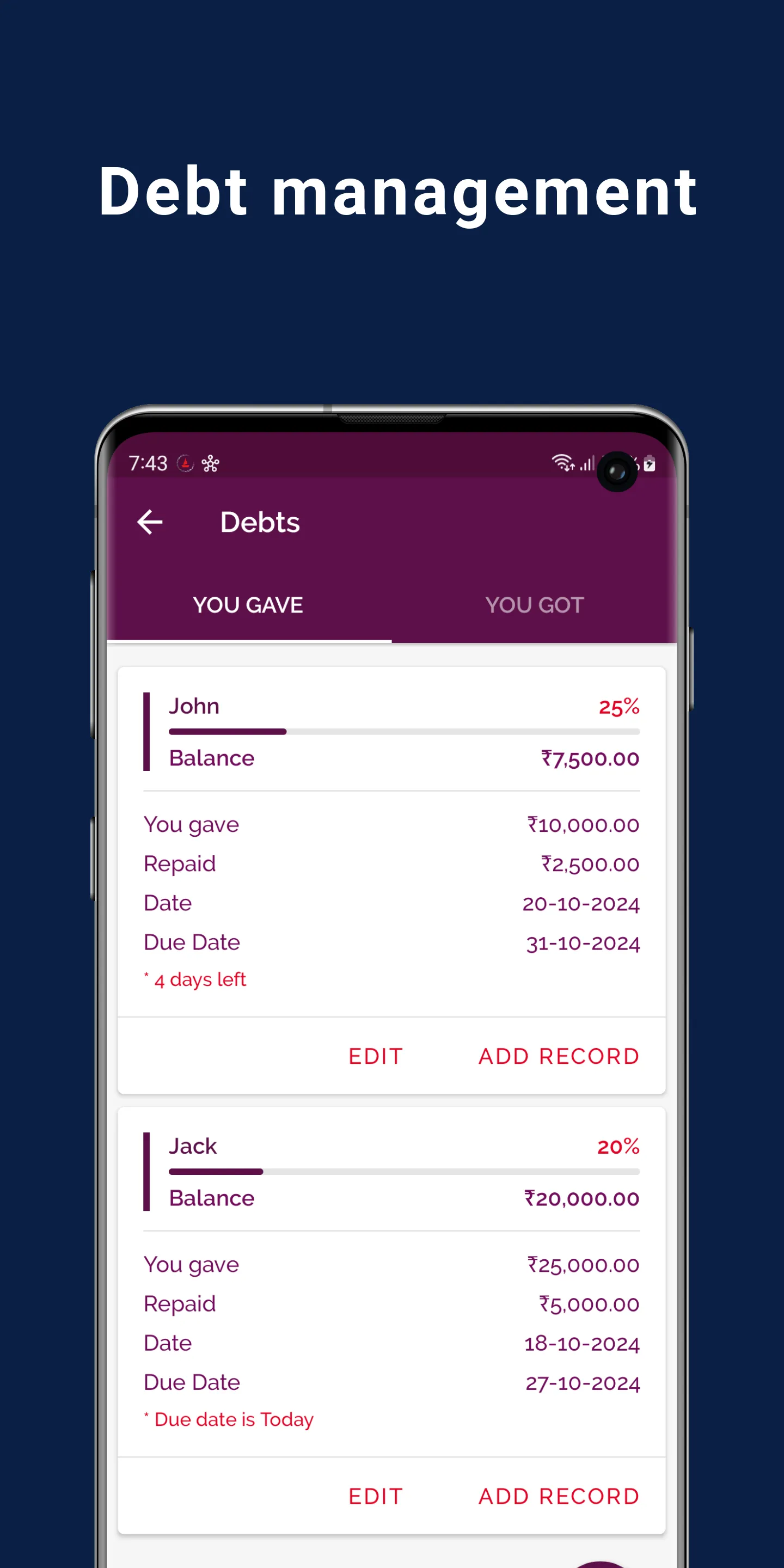 Daily Expense & Budget Manager | Indus Appstore | Screenshot