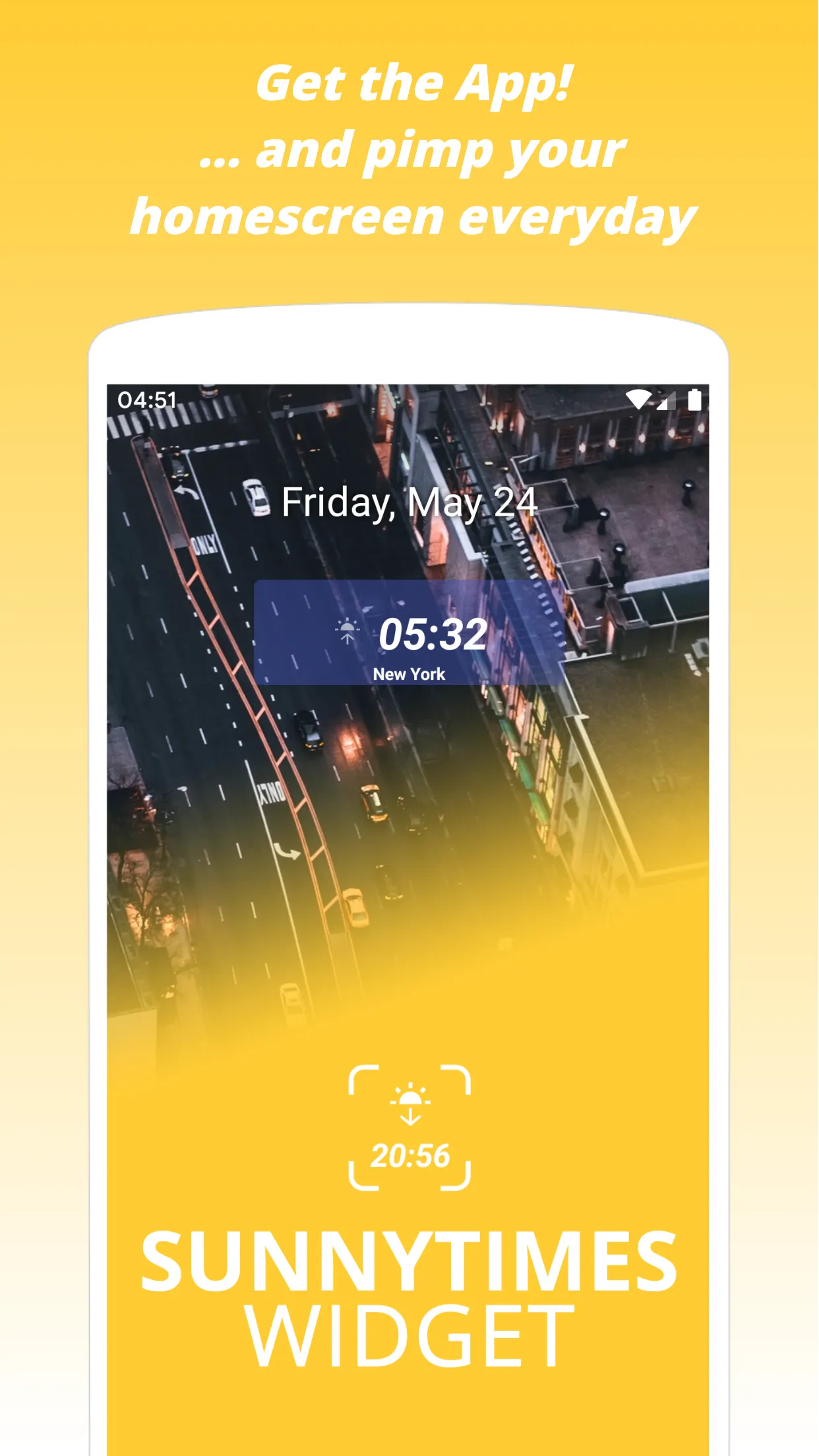 Widget: Sunrise & Sunset Times | Indus Appstore | Screenshot