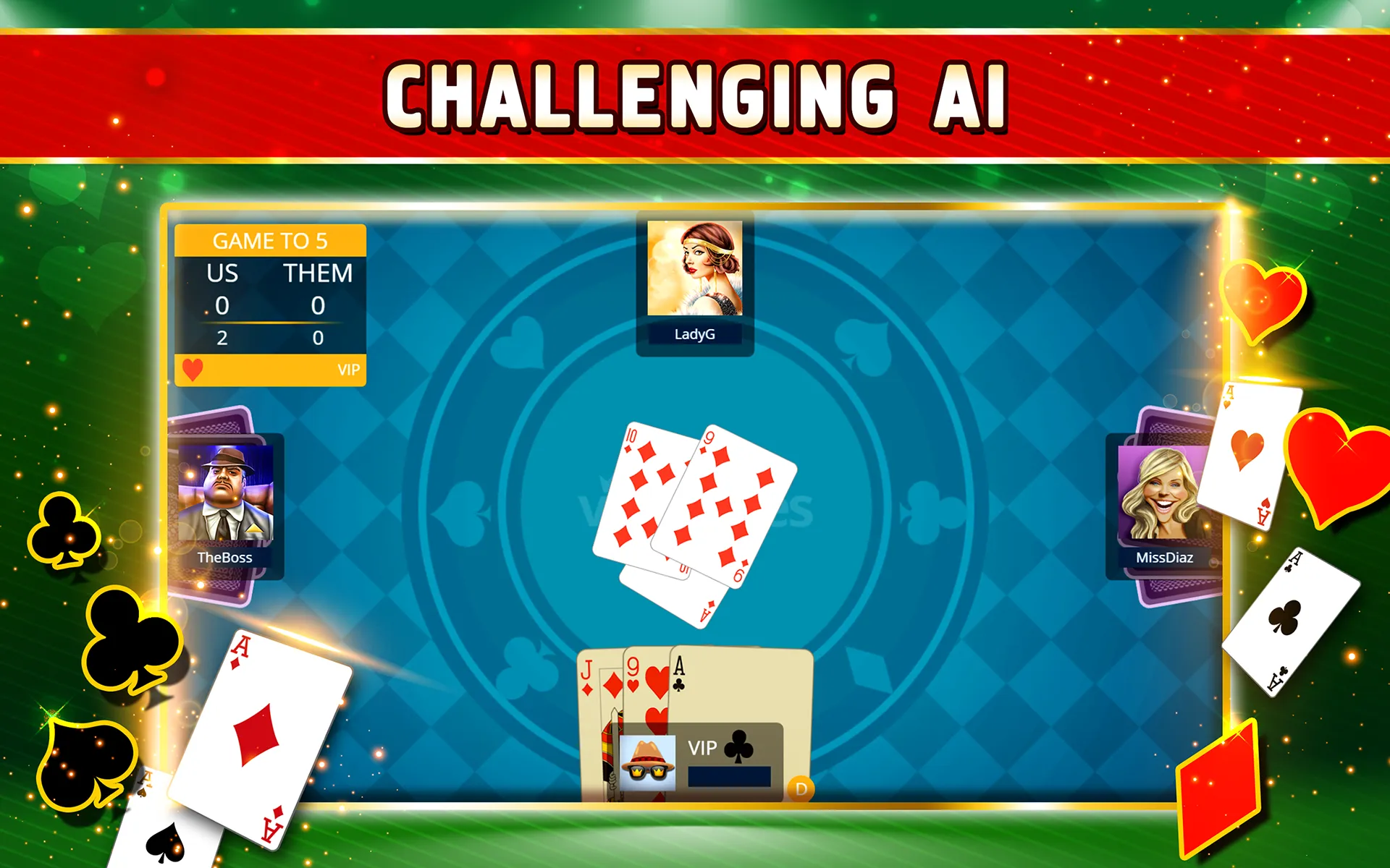 Euchre Offline - Single Player | Indus Appstore | Screenshot