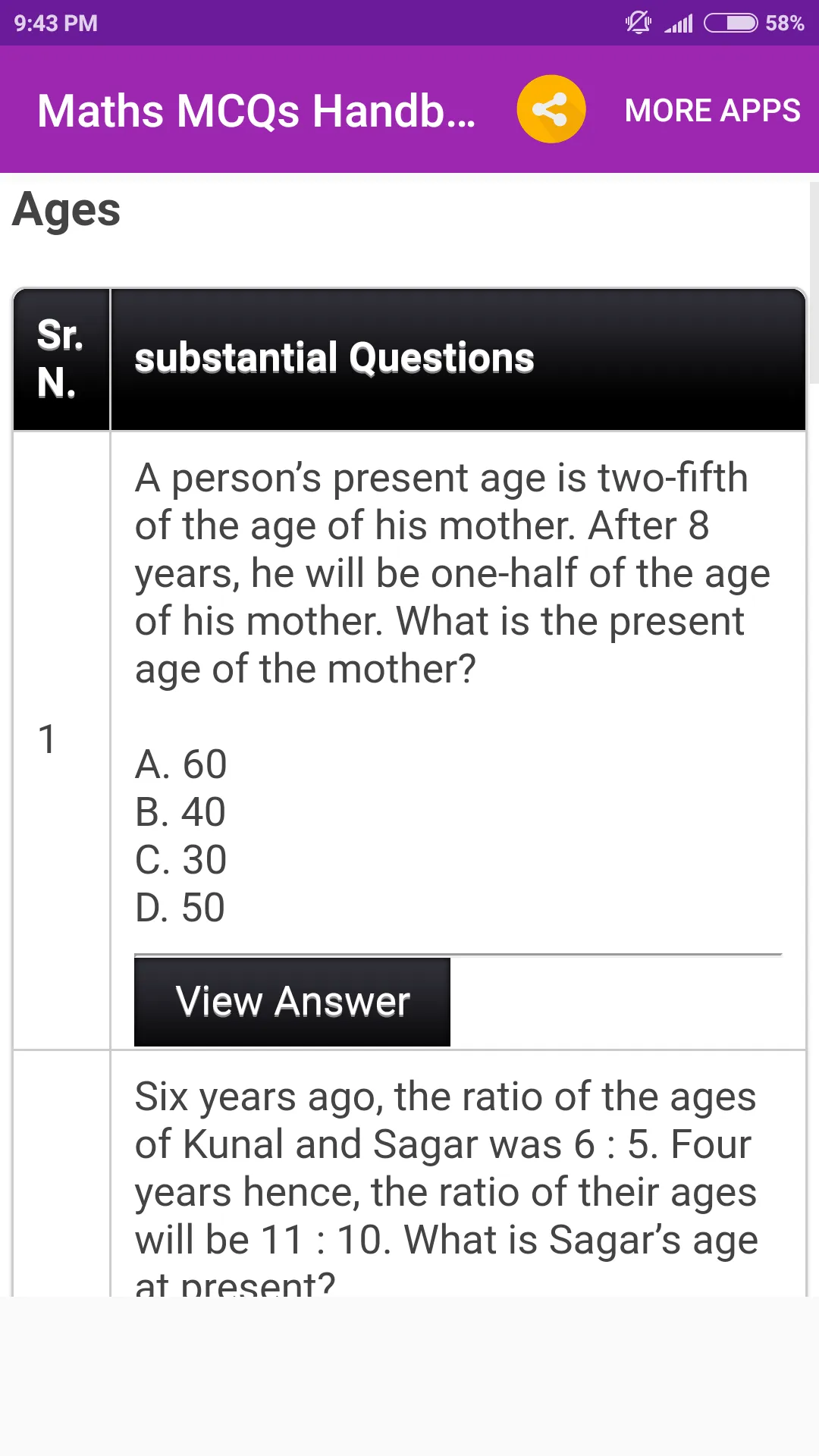 Maths Handbook | Indus Appstore | Screenshot