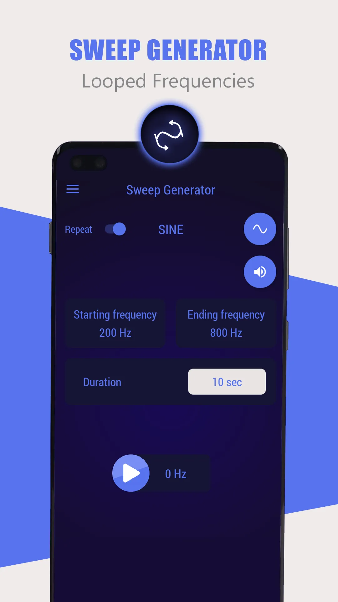 Sound Frequency generator | Indus Appstore | Screenshot