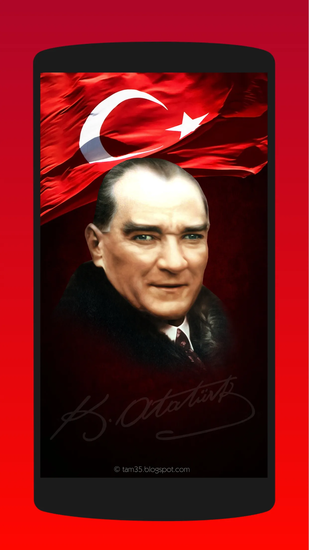 Atatürk Duvar Kağıtları : Must | Indus Appstore | Screenshot