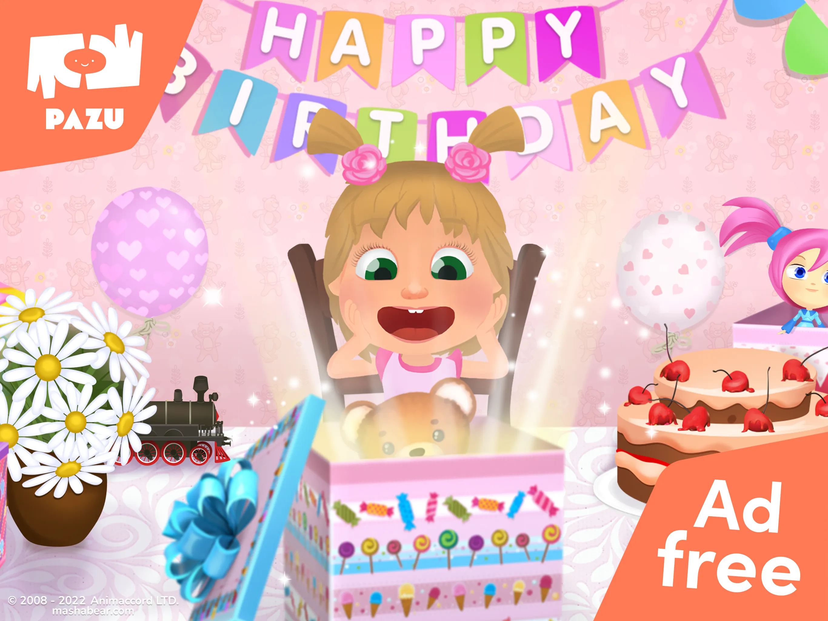 Masha and The Bear Birthday | Indus Appstore | Screenshot