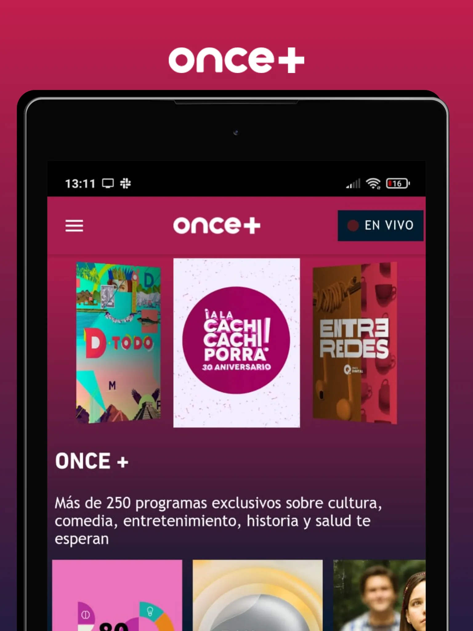 ONCE + | Indus Appstore | Screenshot