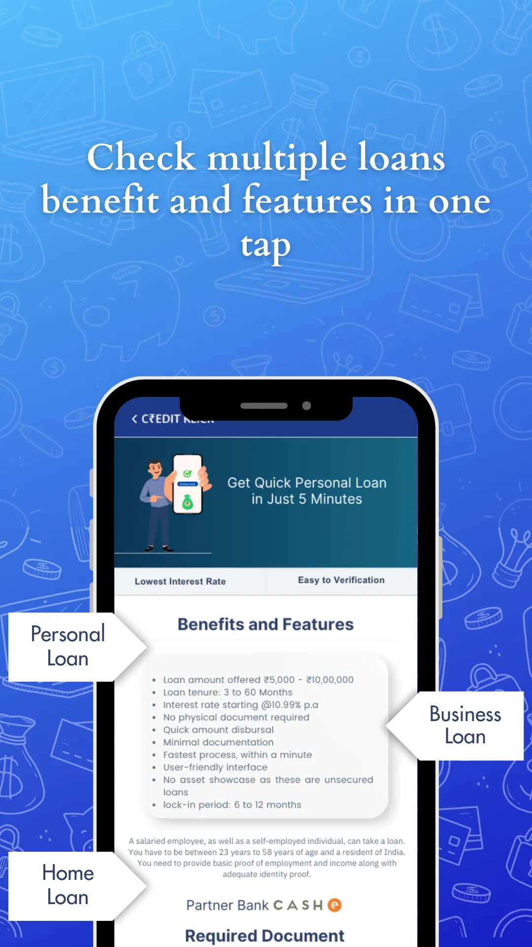 Credit Klick | Indus Appstore | Screenshot