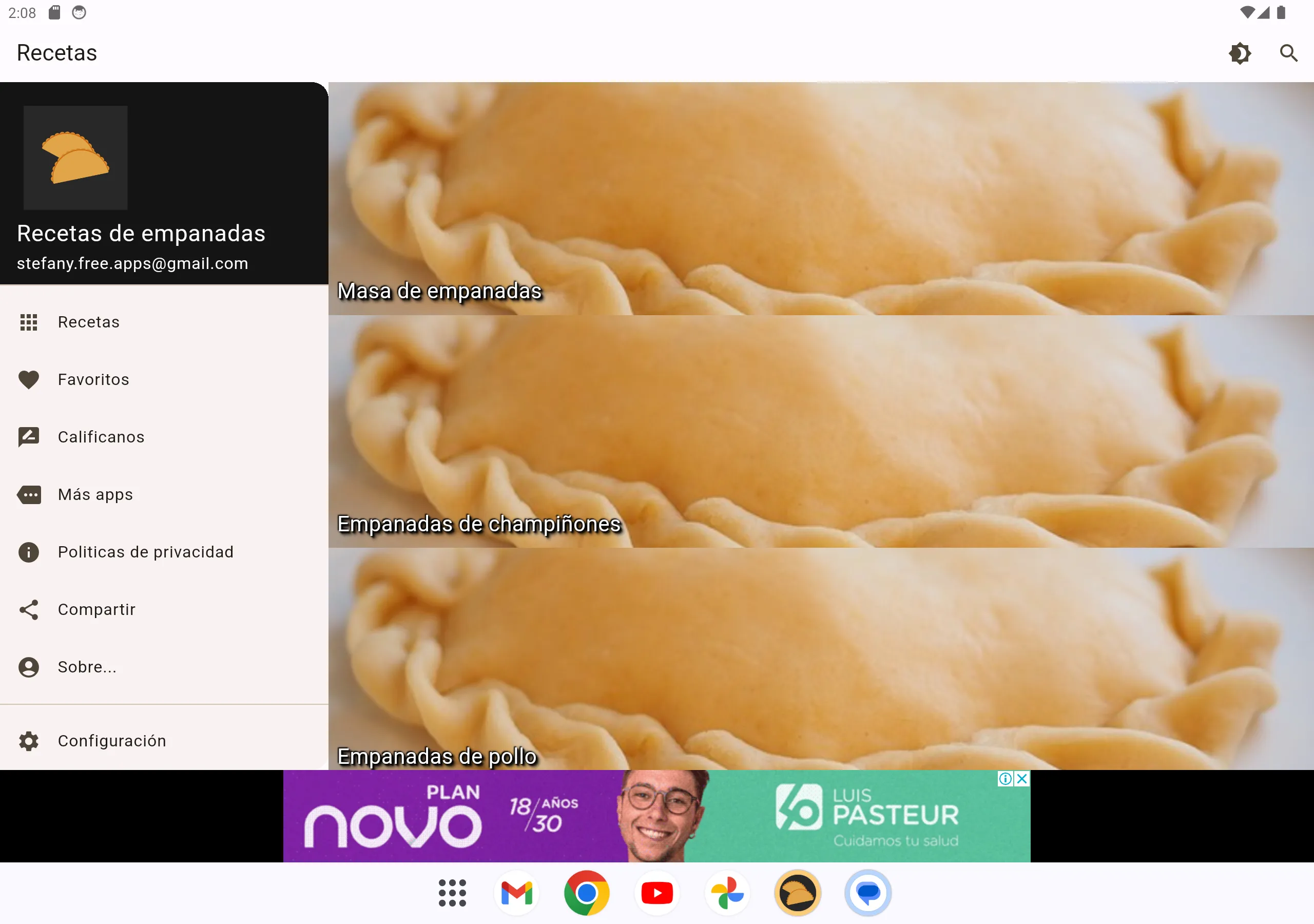 Recetas de Empanadas Caseras | Indus Appstore | Screenshot