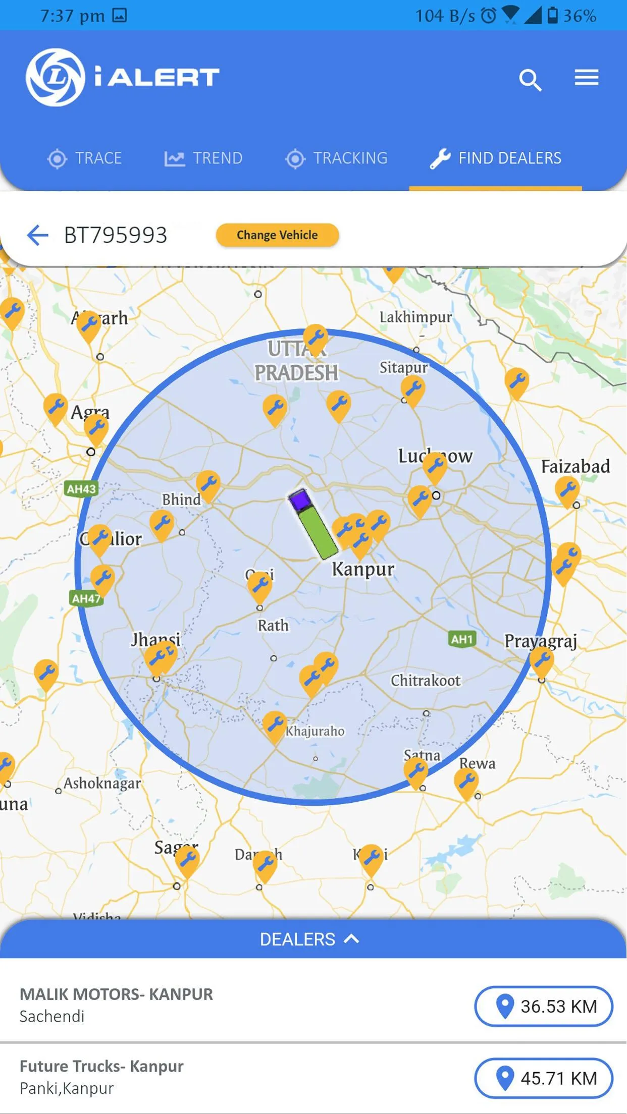 Ashok Leyland i-Alert | Indus Appstore | Screenshot