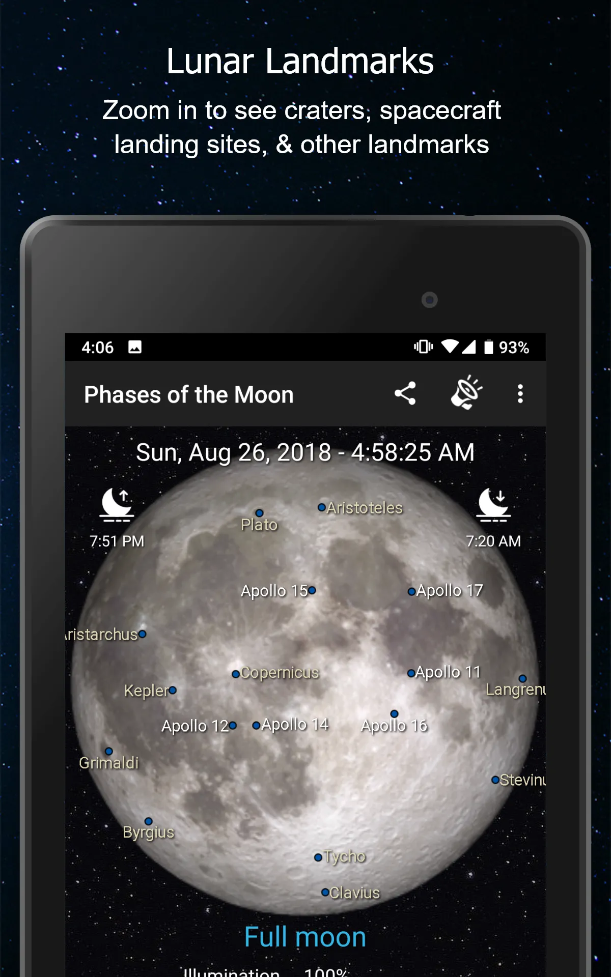 Phases of the Moon | Indus Appstore | Screenshot