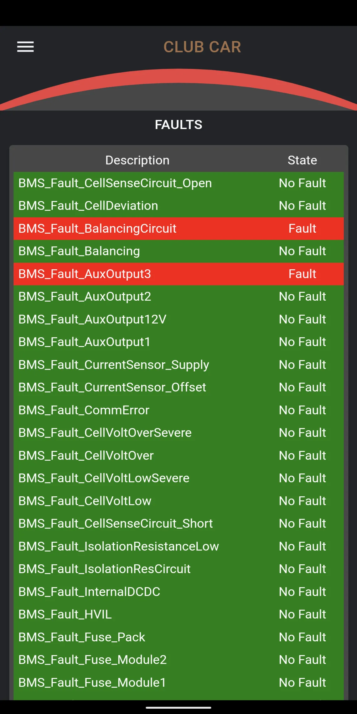 CLUB CAR PACK CHARGING SYSTEM | Indus Appstore | Screenshot