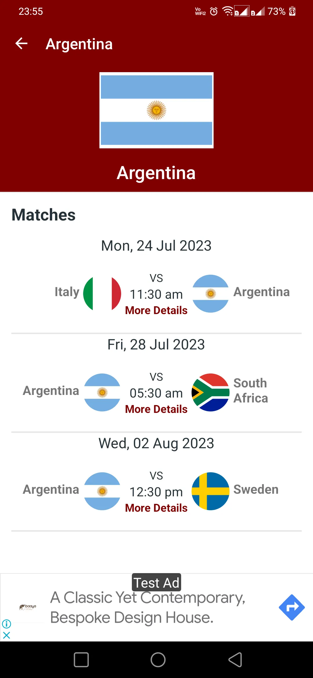 Football Scores 2024 | Indus Appstore | Screenshot