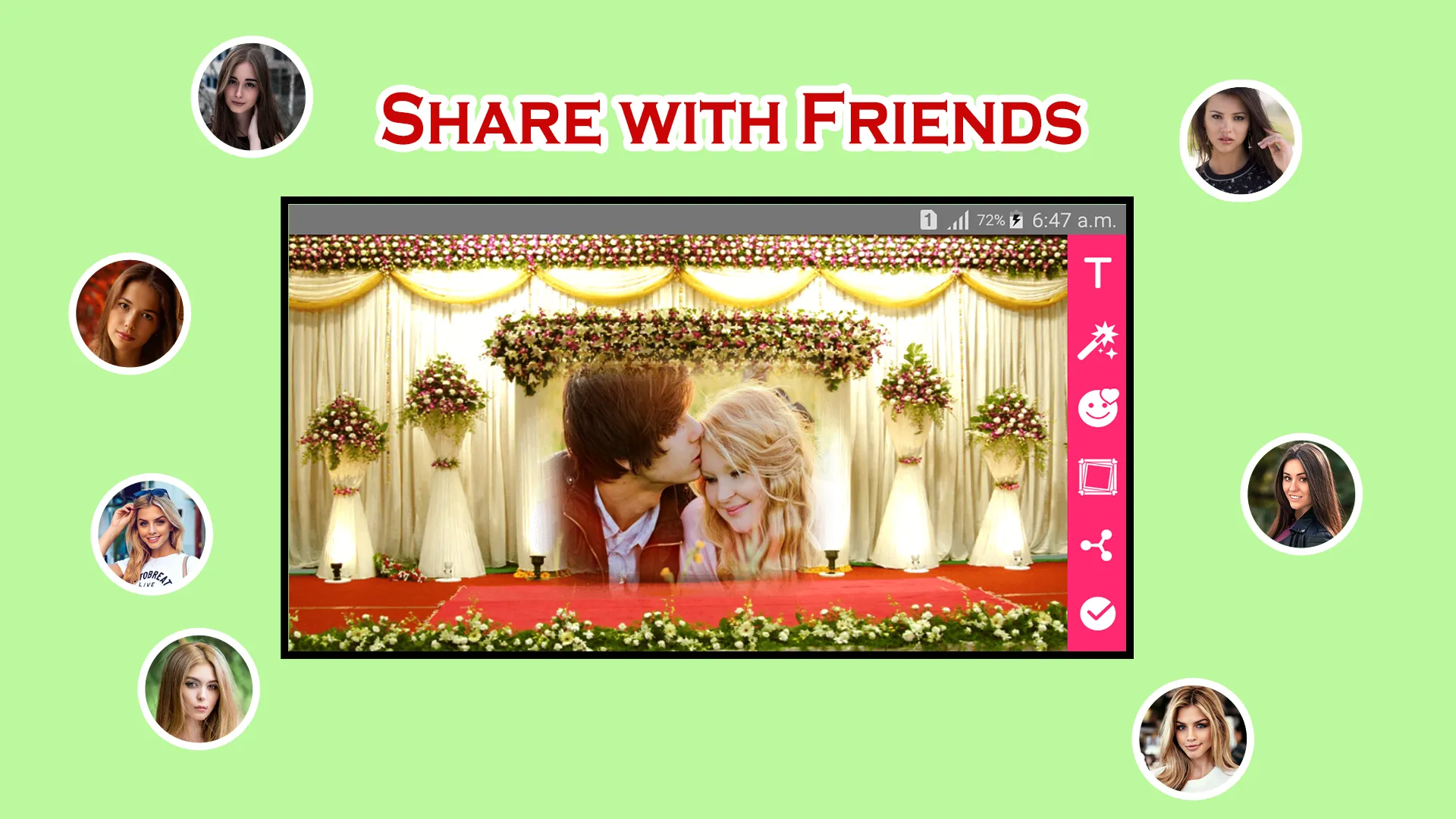 Marriage Photo Frames | Indus Appstore | Screenshot