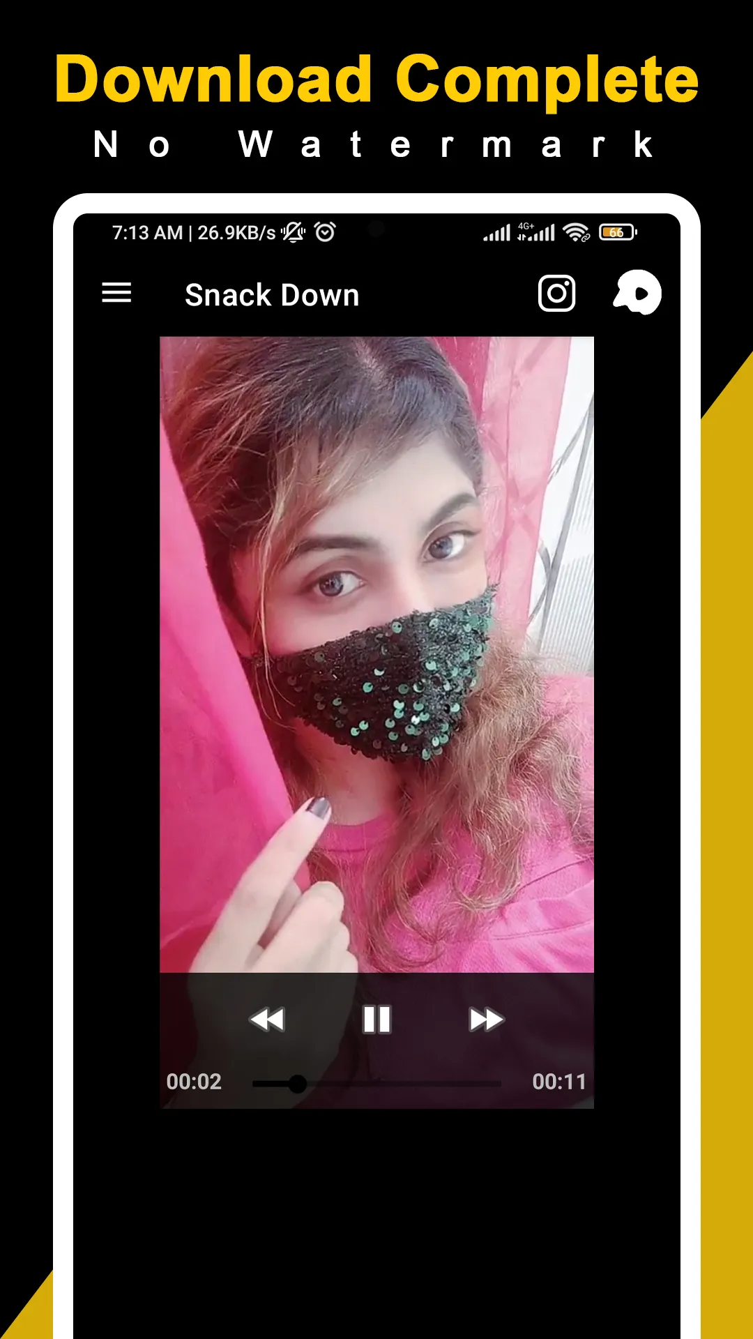 Video Downloader for Snack Vid | Indus Appstore | Screenshot