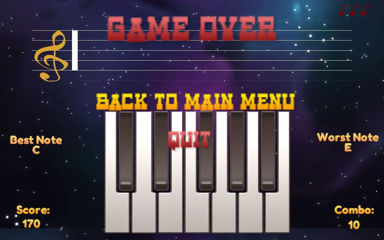 Piano Shooter | Indus Appstore | Screenshot