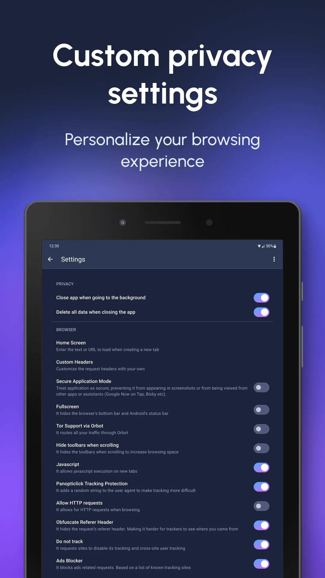 InBrowser - Incognito Browsing | Indus Appstore | Screenshot