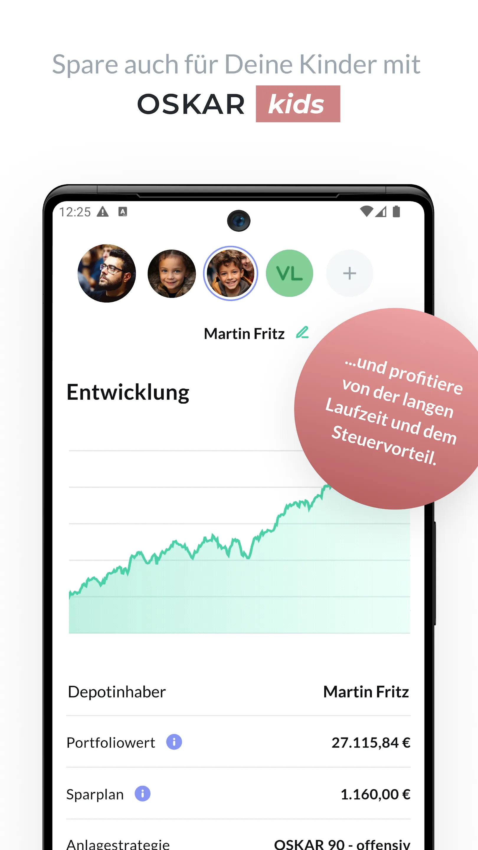 Oskar - Dein ETF Sparplan | Indus Appstore | Screenshot