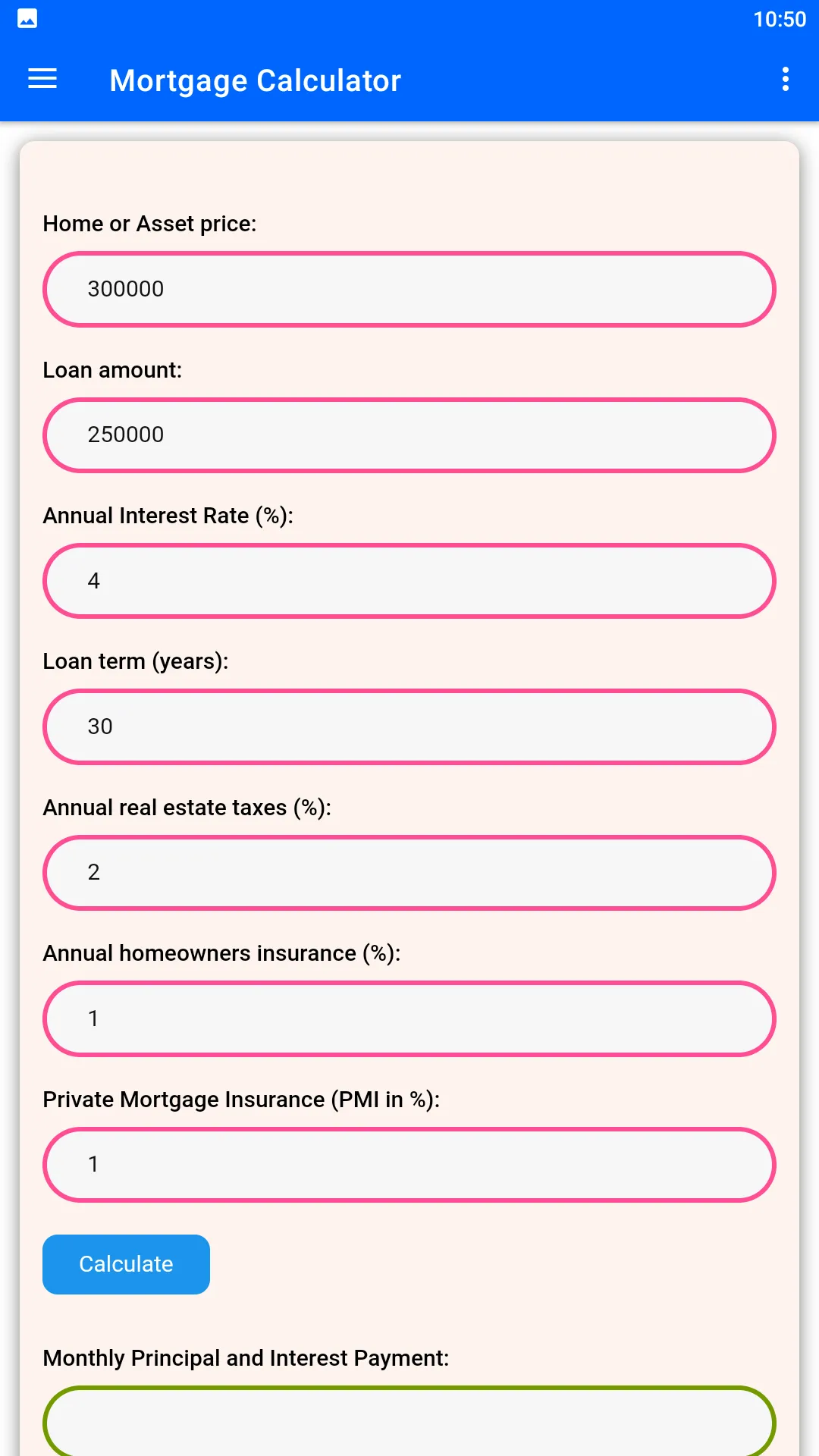 Mortgage Calculator | Indus Appstore | Screenshot