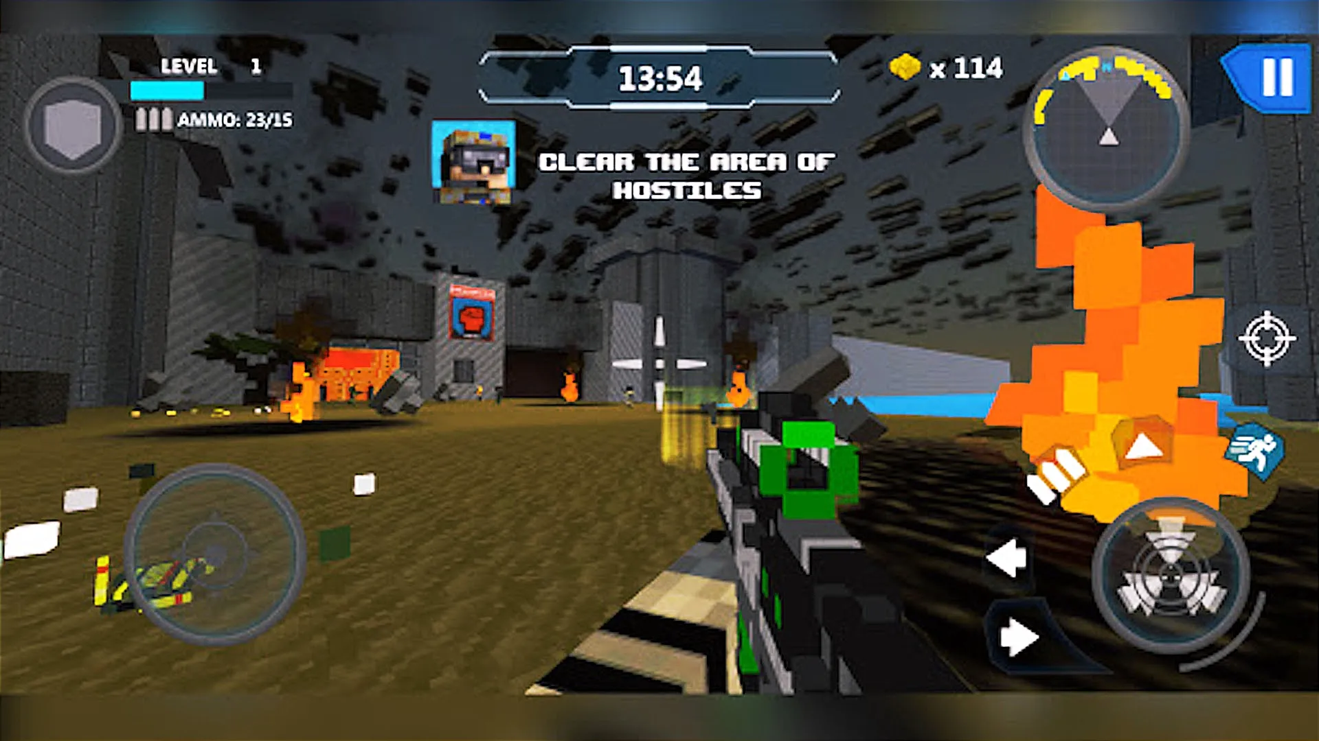 Cube Wars Battle Survival | Indus Appstore | Screenshot