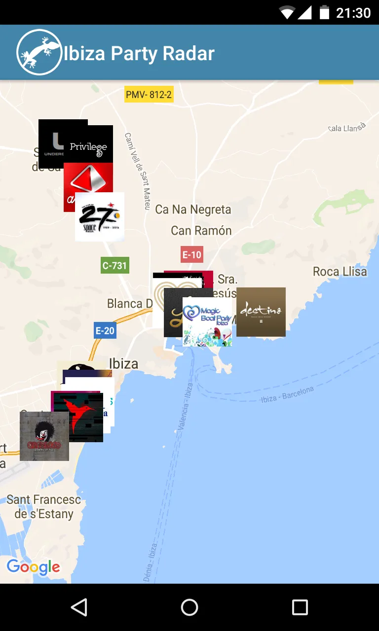 Ibiza Party Radar | Indus Appstore | Screenshot