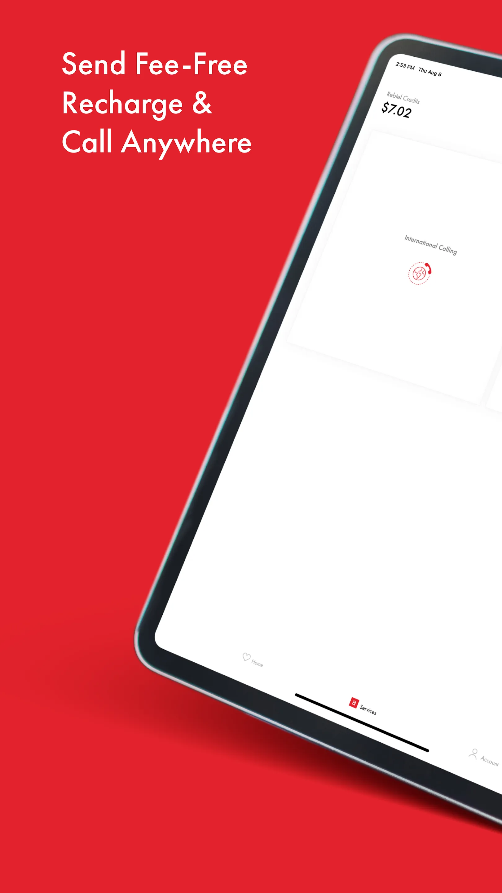 Rebtel: Recharges And Calls | Indus Appstore | Screenshot