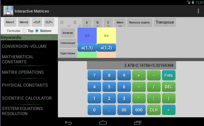 Interactive Matrices | Indus Appstore | Screenshot