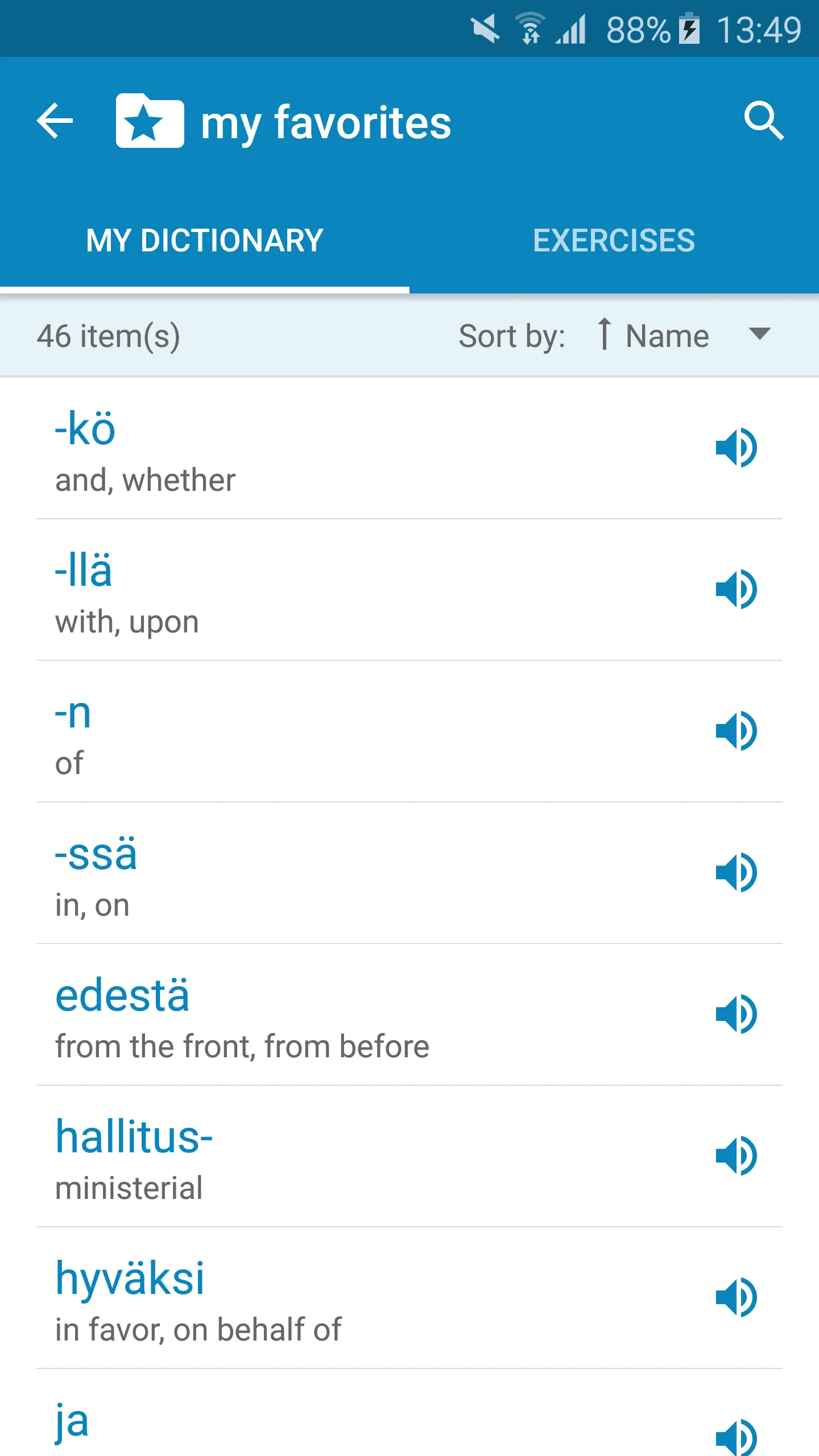 Finnish-English Dictionary | Indus Appstore | Screenshot