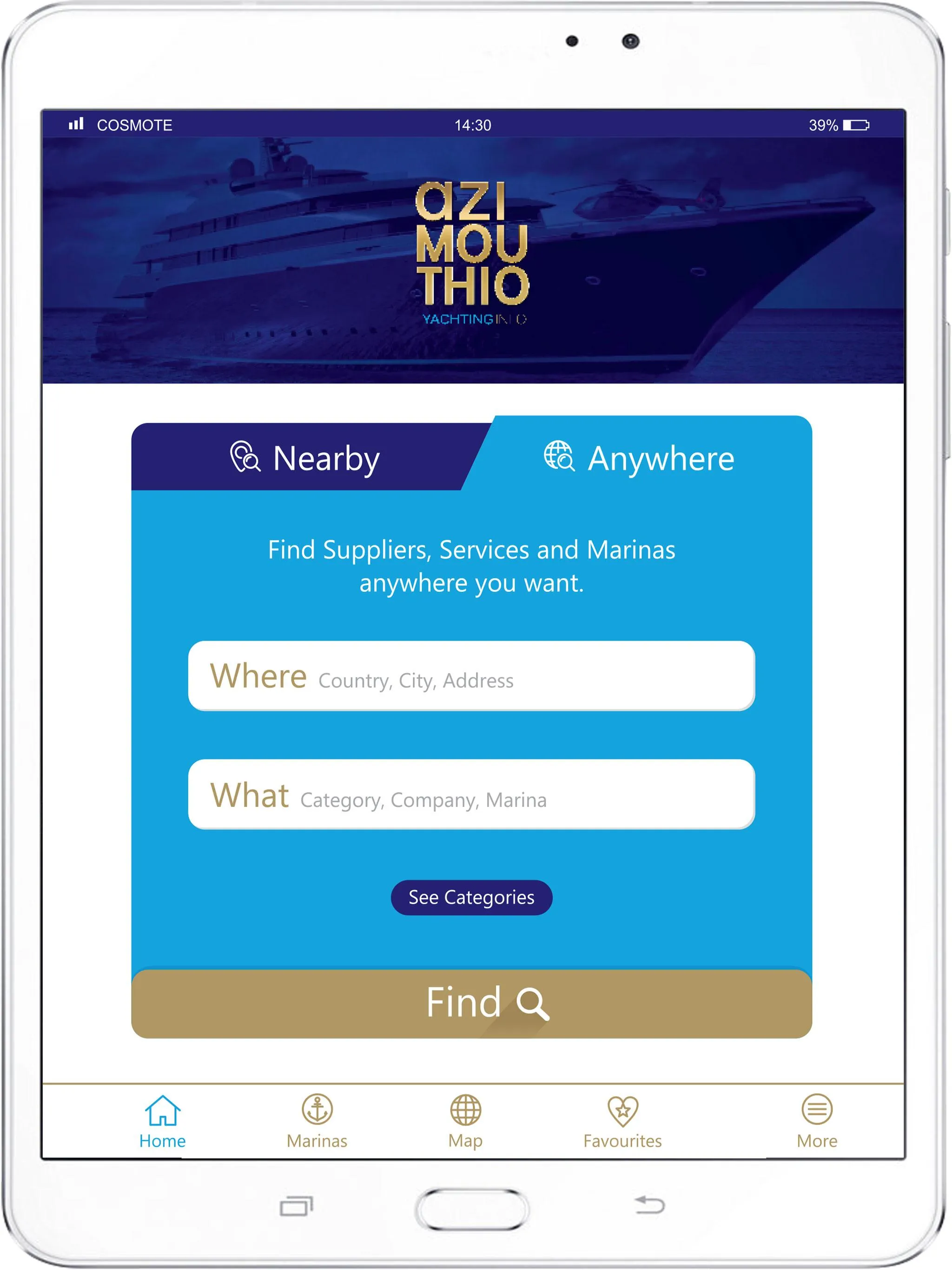 Azimouthio Yachting Info | Indus Appstore | Screenshot