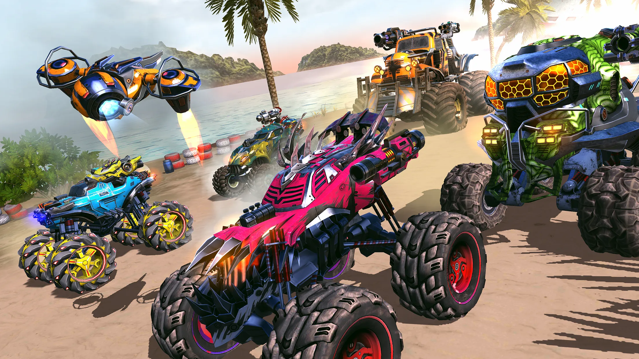 RACE: Rocket Arena Car Extreme | Indus Appstore | Screenshot