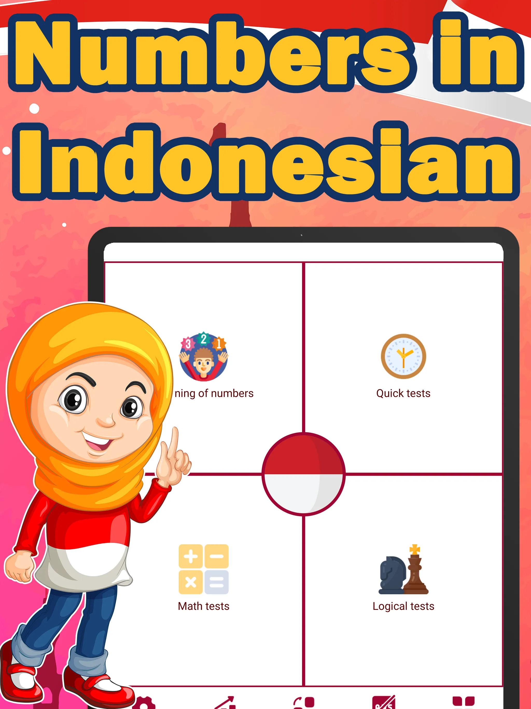 Numbers in Indonesian language | Indus Appstore | Screenshot