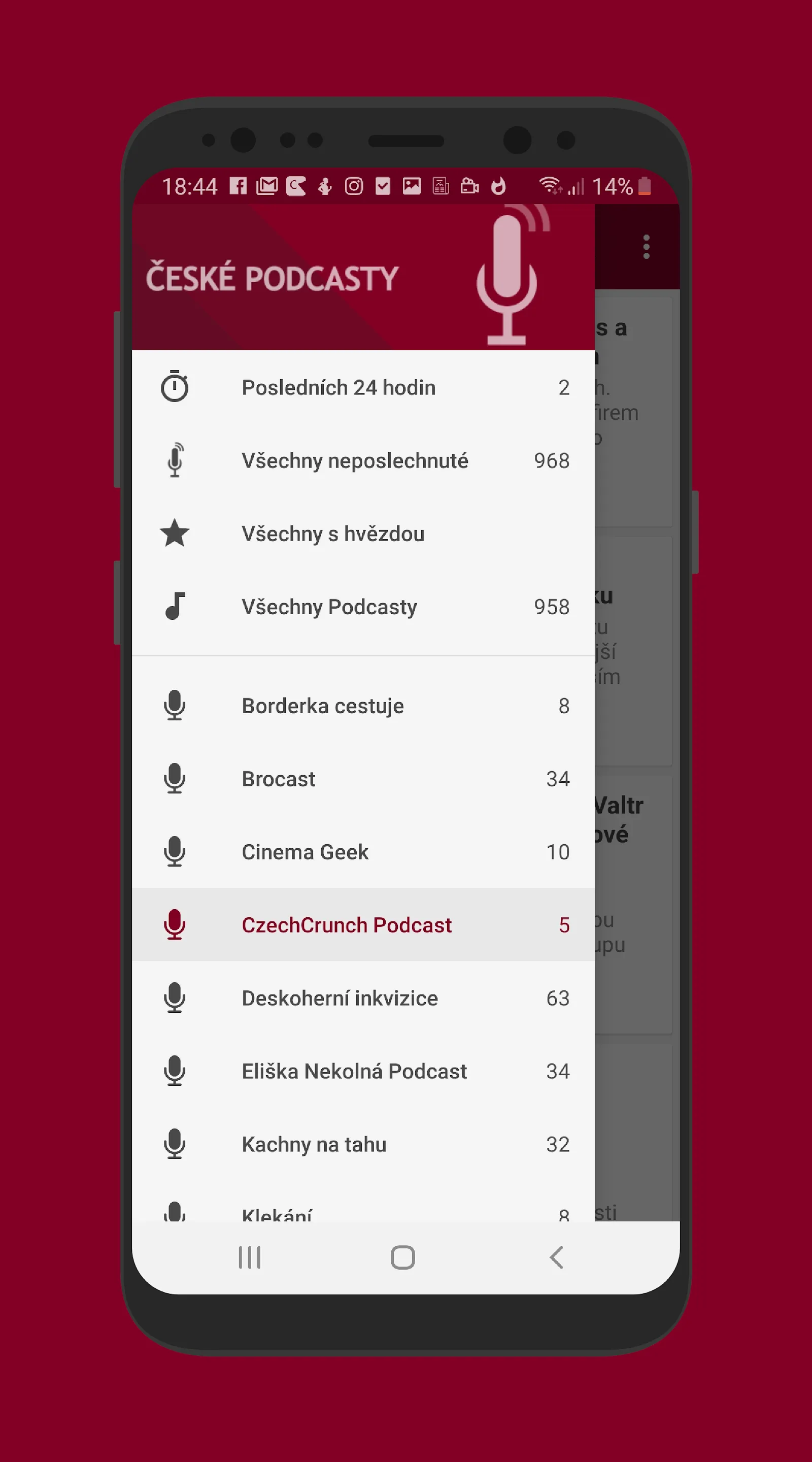 České Podcasty | Indus Appstore | Screenshot