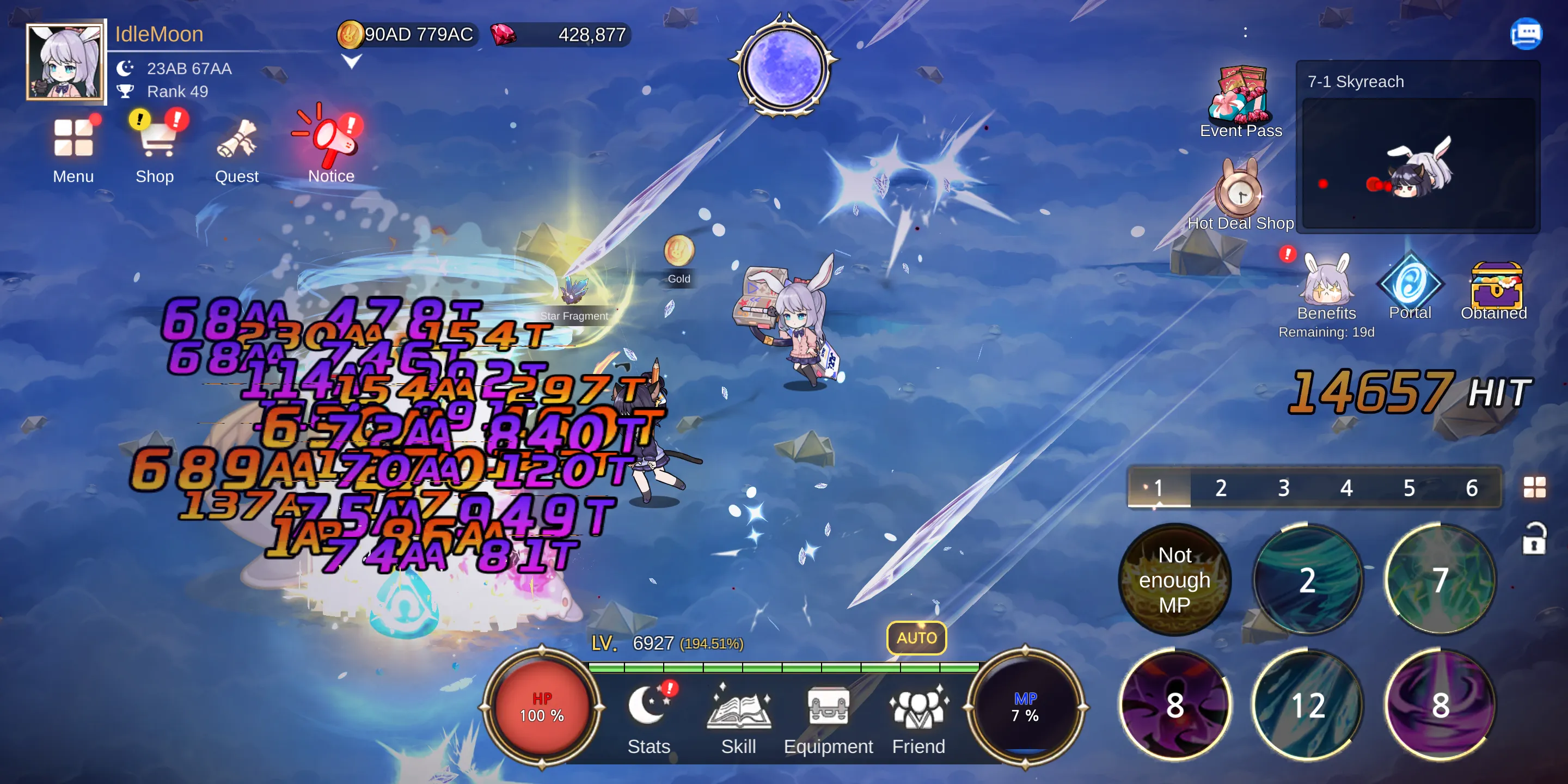 Idle Moon Rabbit: AFK RPG | Indus Appstore | Screenshot