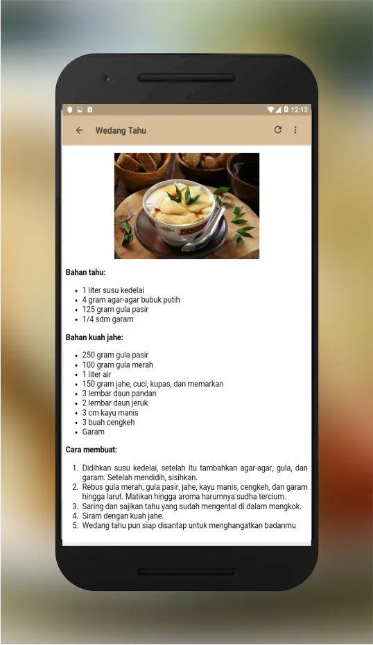 Resep masakan tahu offline | Indus Appstore | Screenshot