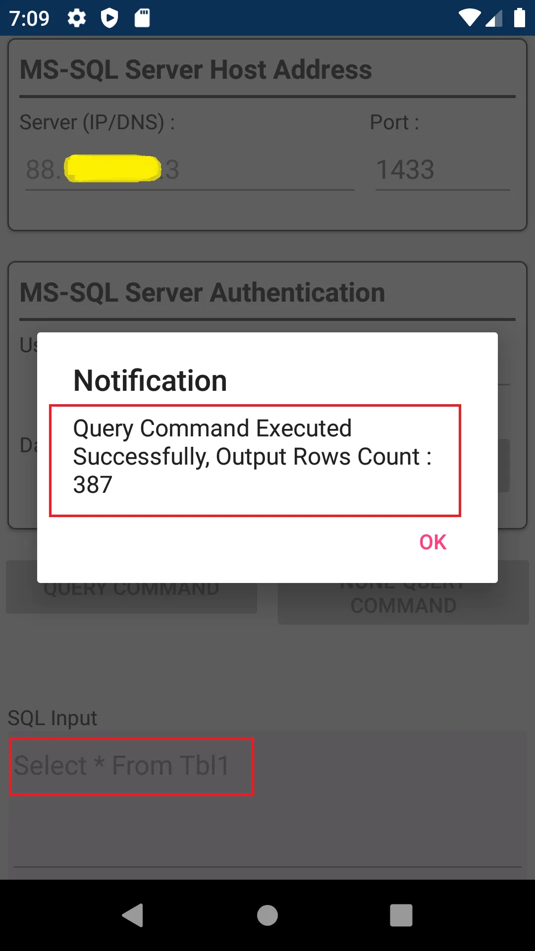 MSSQL Portal App | Indus Appstore | Screenshot