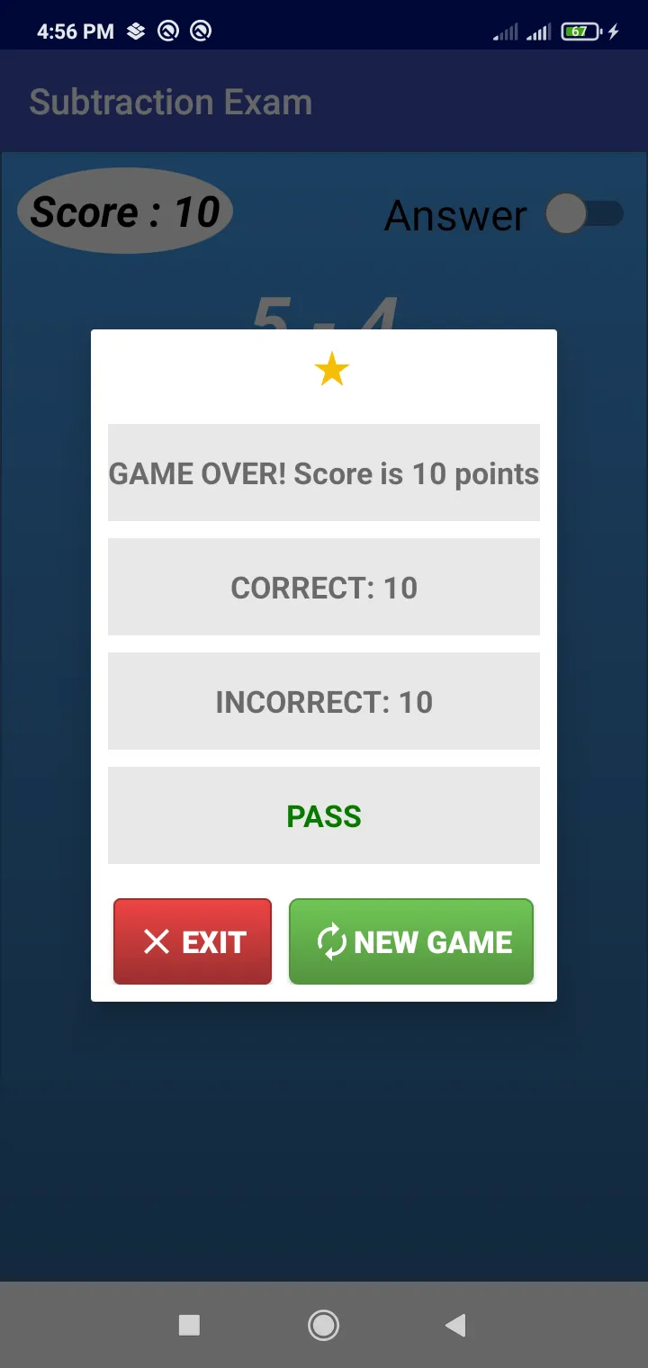 Subtraction Tables | Indus Appstore | Screenshot