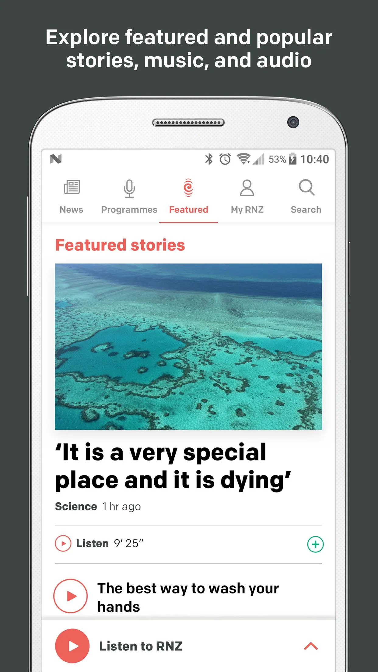 RNZ | Indus Appstore | Screenshot