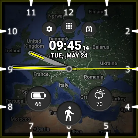 Atlas Watch Face | Indus Appstore | Screenshot